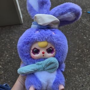 Cute Purple Bunny Plush Toy